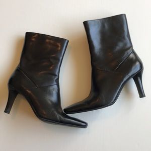 Nine West Black Leather Boots